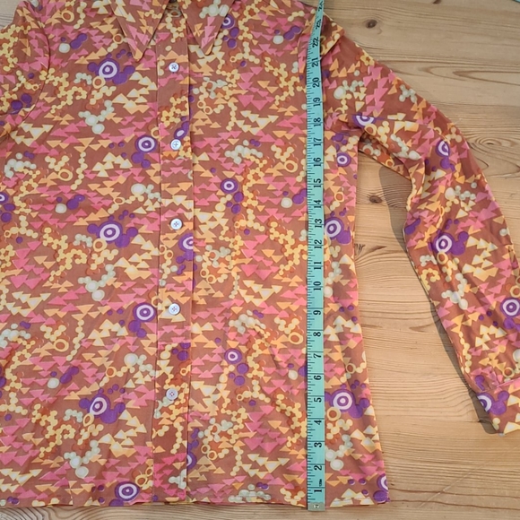 Vintage 70's handmade retro ladies button up shirt - Picture 4 of 6